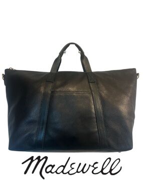 Madewell Essential Overnight Bag in  Pebbled Leather